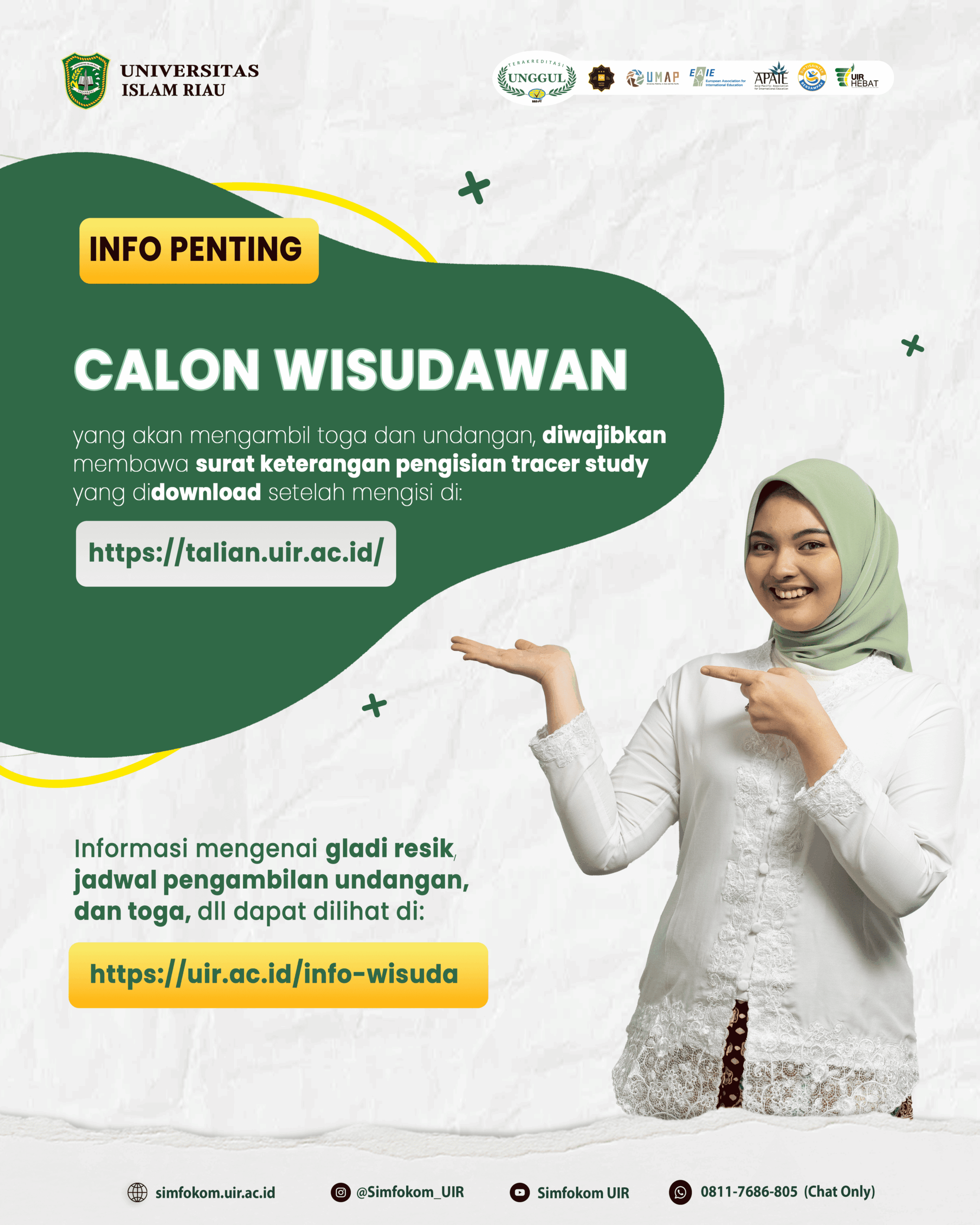 Info Penting Calon Wisudawan/ti UIR Periode II 2025