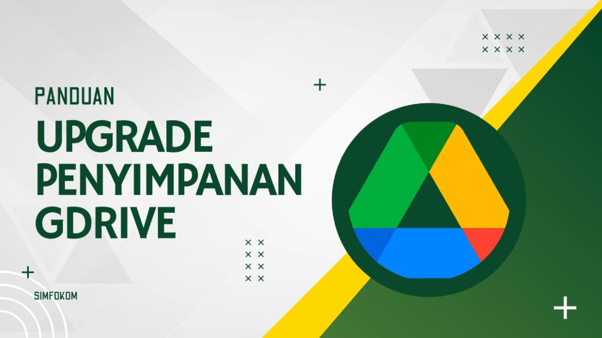 Ilustrasi panduan upgrade kapasitas penyimpanan Google Drive